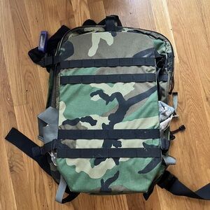 Gregory Green and Brown Camouflage Backpack